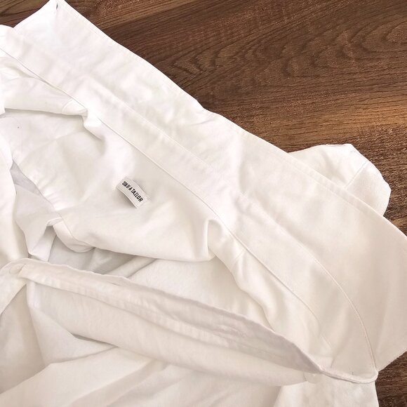 Son of a Tailor 100% Organic Cotton Long Sleeve Button Up, L, White - Picture 6 of 9